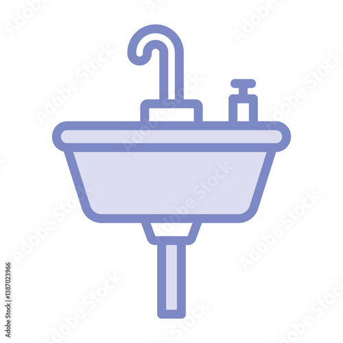 Wash Basin vector, pixel perfect, illustrator file 

