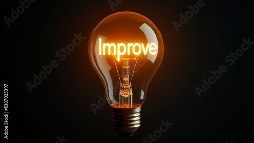 Improve Word Glowing In Light Bulb