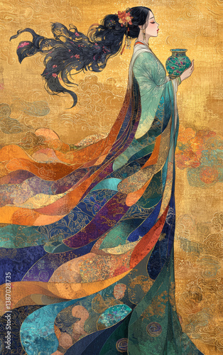 The Artistic Background of Traditional China Costume Portrait
