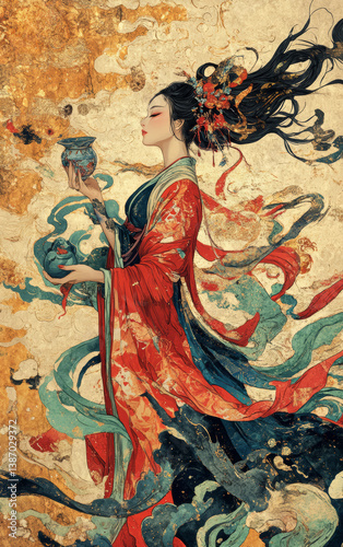 The Artistic Background of Traditional China Costume Portrait
