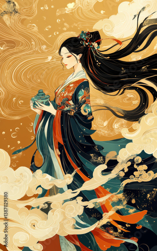 The Artistic Background of Traditional China Costume Portrait
