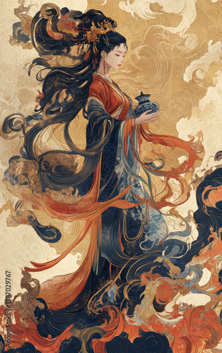 The Artistic Background of Traditional China Costume Portrait
