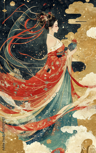 The Artistic Background of Traditional China Costume Portrait
