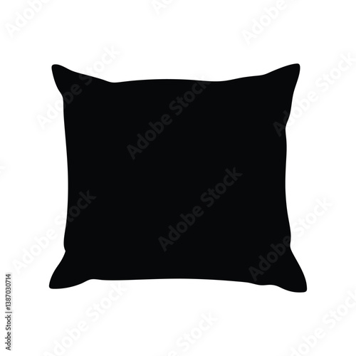 pillow silhouette art