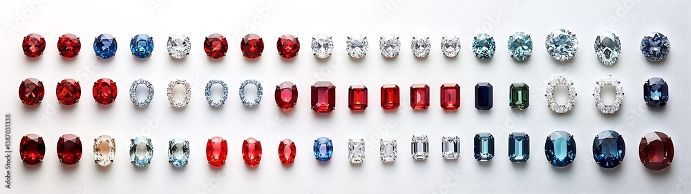 Gemstone Collection Display Gemstone Collection Display
