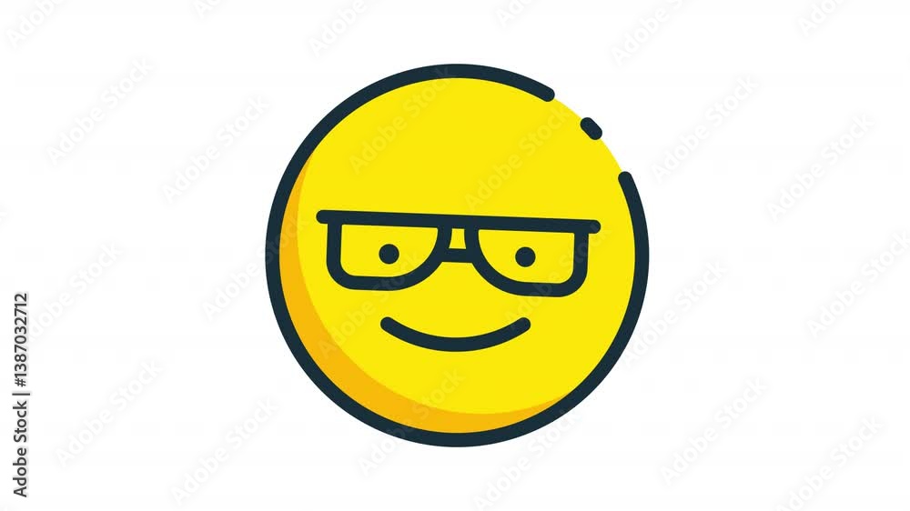 Nerd emoji icon