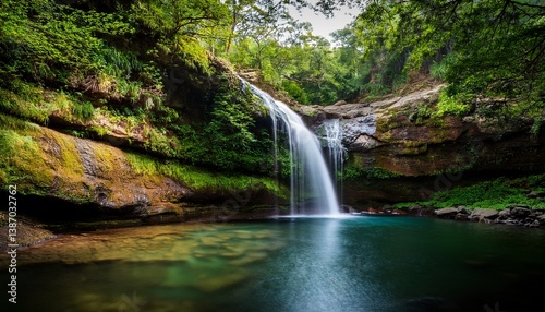 waterfall in the woods