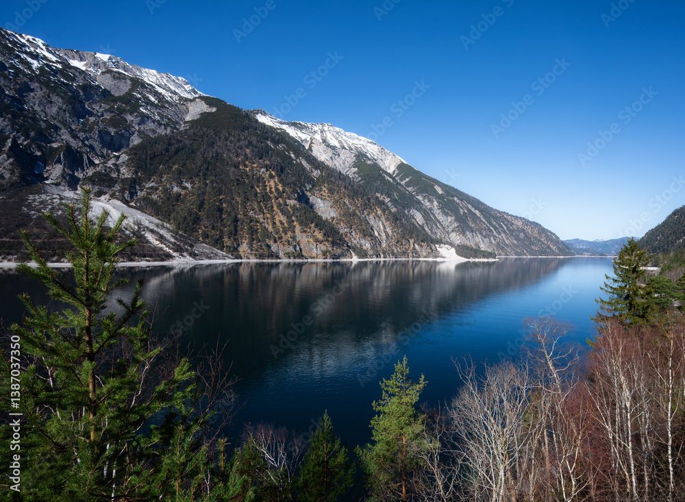 Idyllic Lake Achensee in Austria
