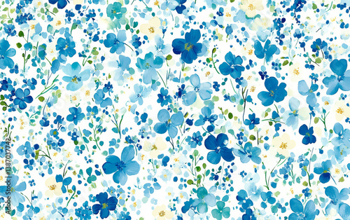 Retro style floral texture art background
