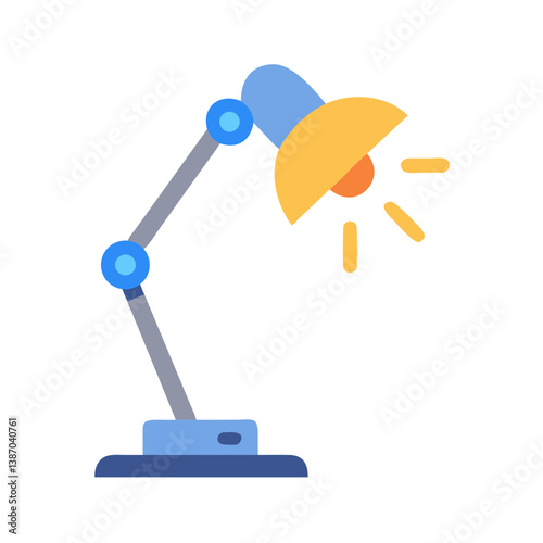 Desk Lamp Icon Design