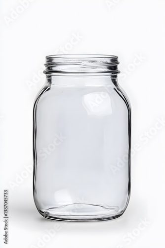 Obraz na płótnie Jar for canning isolated on white background w salonie