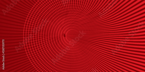 Red comic sunburst effect background with halftone. pop art comic-style vector background. Suitable for templates, sale banners, events, ads