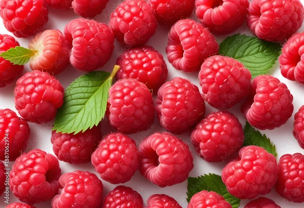 ripe raspberry isolated on white background ripe raspberry isolated on white background
