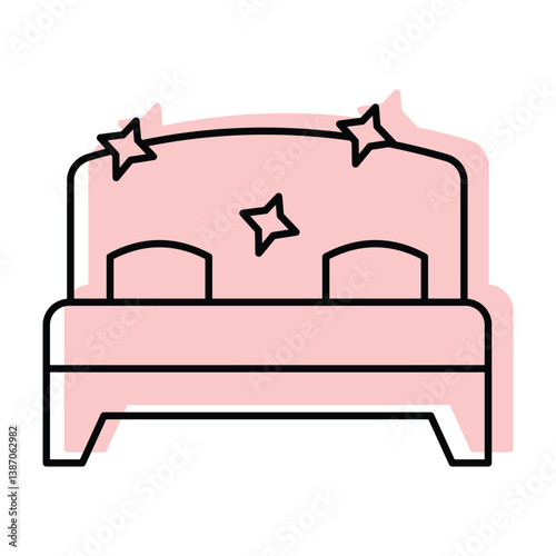 Bedroom Clean vector, pixel perfect, illustrator file 
