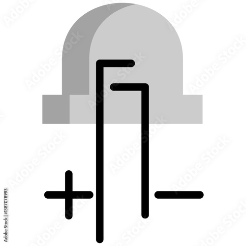 diode - flat icon