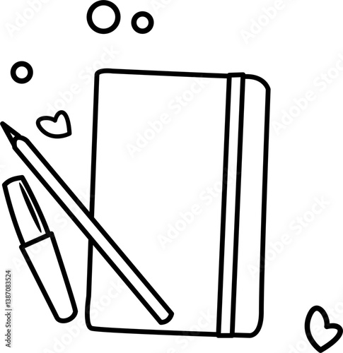 peaceful selfcare routine coloring page