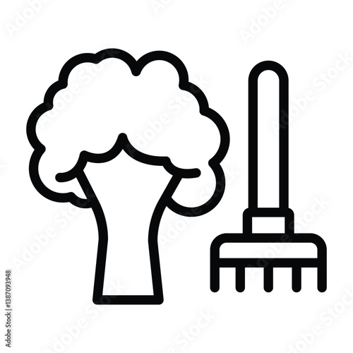 Garden Cleaning line icon , vector, pixel perfect, illustrator file 
