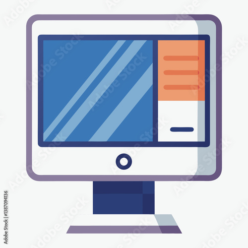 lcd monitor with a computer screen