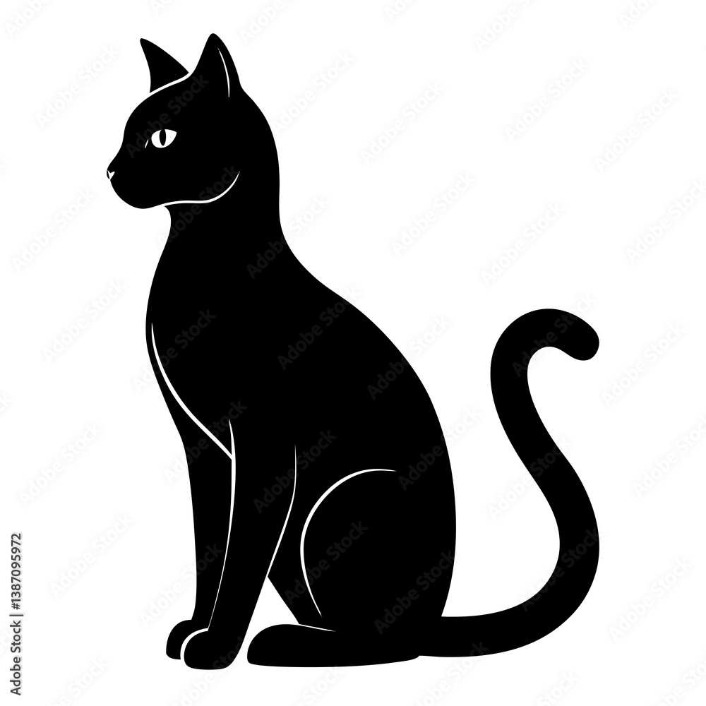black cat vector illustration black cat vector illustration