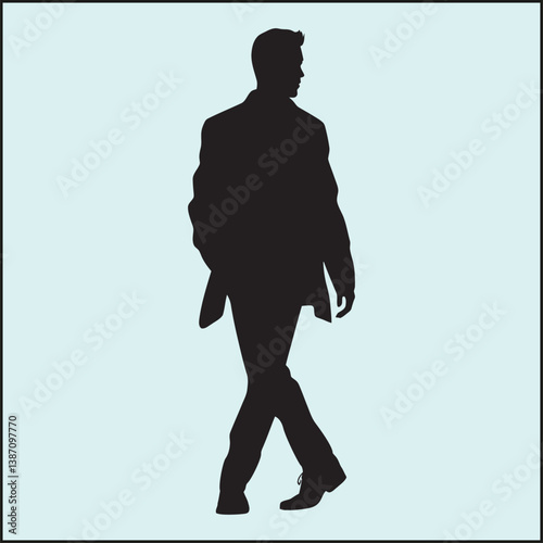 Walking Silhouette, Human Motion

