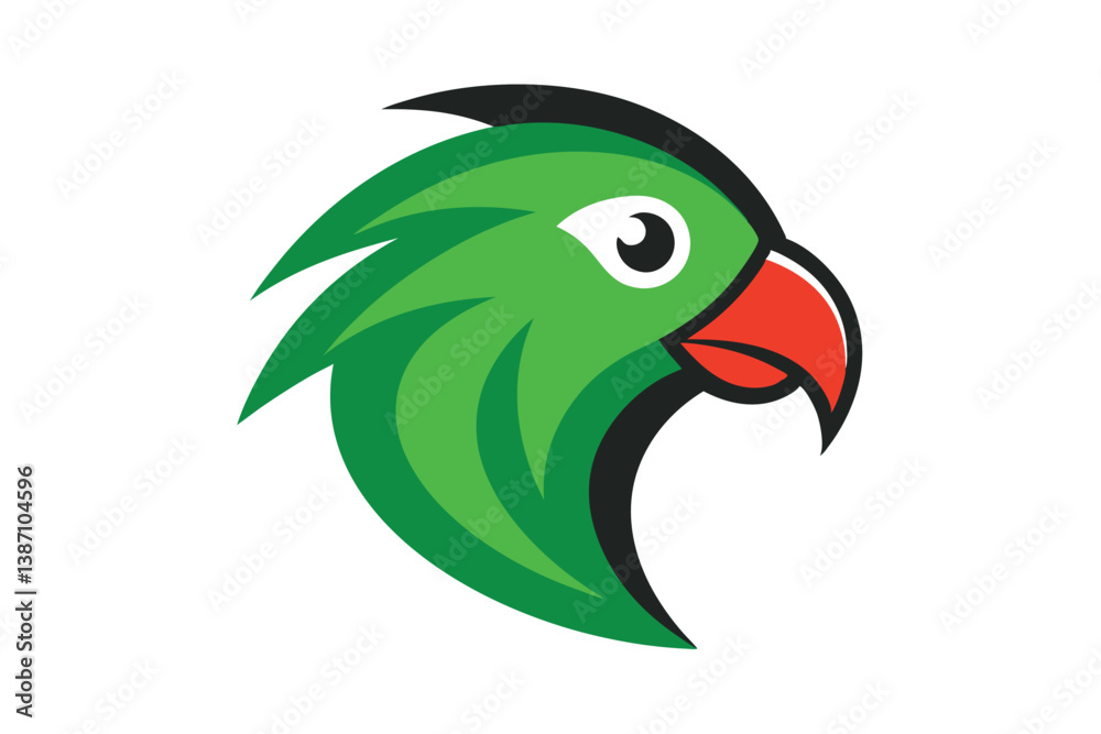 Obraz premium vector illustration of a bird