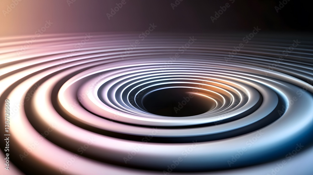 Concentric Circles Forming a Tunnel-like Structure Concentric Circles Forming a Tunnel-like Structure