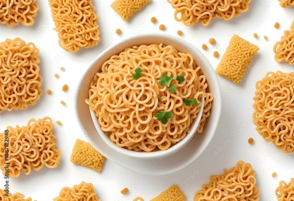 instant noodles isolated on white background instant noodles isolated on white background