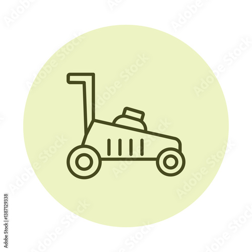Grass Cutter vector, pixel perfect, illustrator file 
