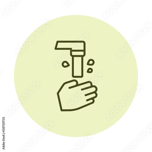 Hand Wash vector, pixel perfect, illustrator file 
