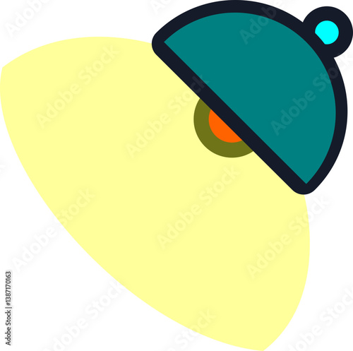 Lighting, lamp icon