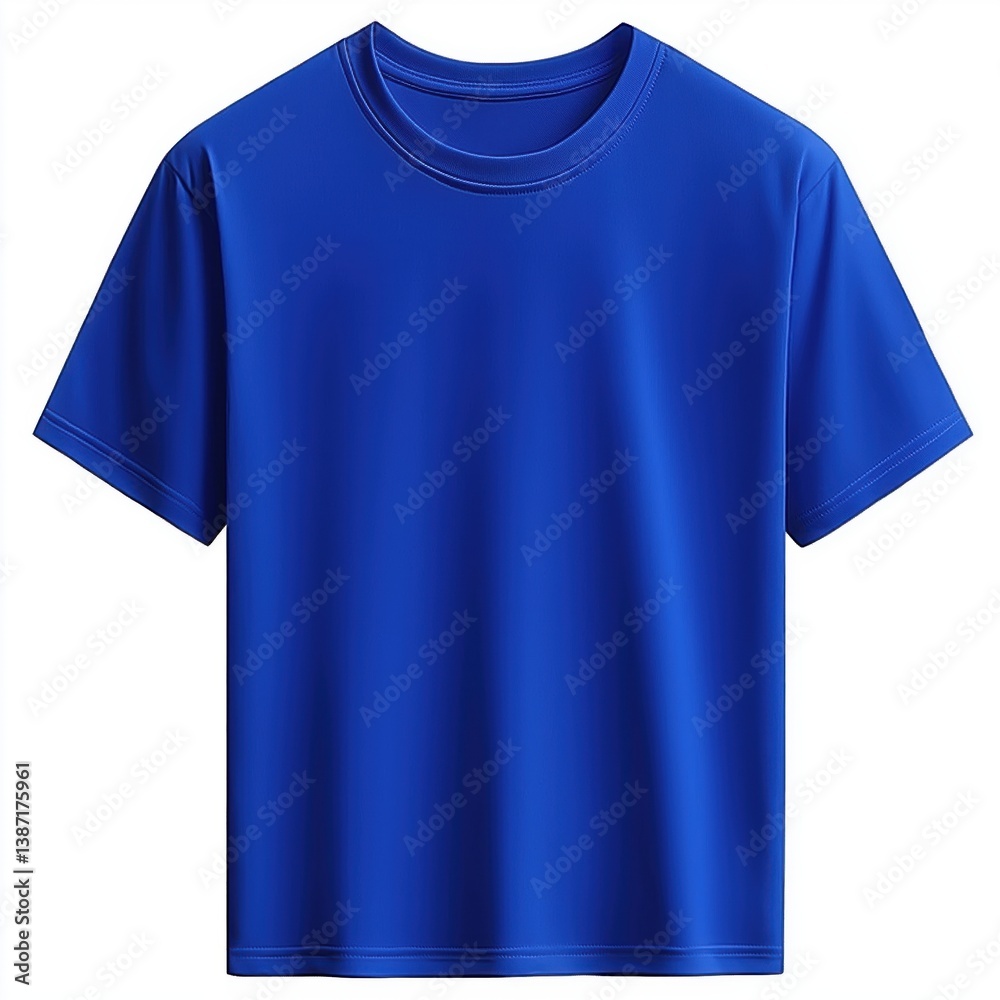 Stylish Blue T-Shirt Draped on a Simple Background with Modern Design Appeal
Stylish Blue T-Shirt Draped on a Simple Background with Modern Design Appeal