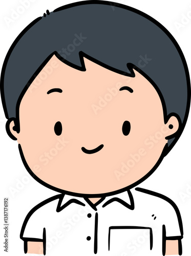 Illustration of student
