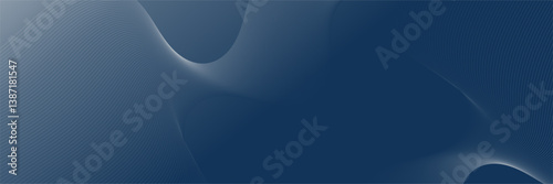 Abstract background with translucent flowing lines on a deep blue gradient. The lines add depth and create a sense of movement in the background.