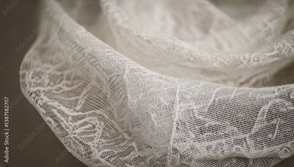 美しいレースの布のフォトジェニックな背景、バックグラウンド