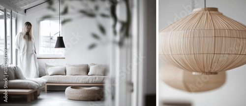 Minimalist Interior with Soft Focus and Neutral Decor
