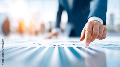 View of business analyst compiling data for strategic insights, high-definition office background --chaos 25 --ar 16:9 --profile muwoyfp --v 7 Job ID: 7e11b09d-0cf3-4c73-9639-d95ab4cf1159