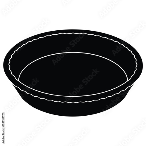 Pai Pan Silhouette Vector Illustration – Traditional, Elegant, Minimal Black Design