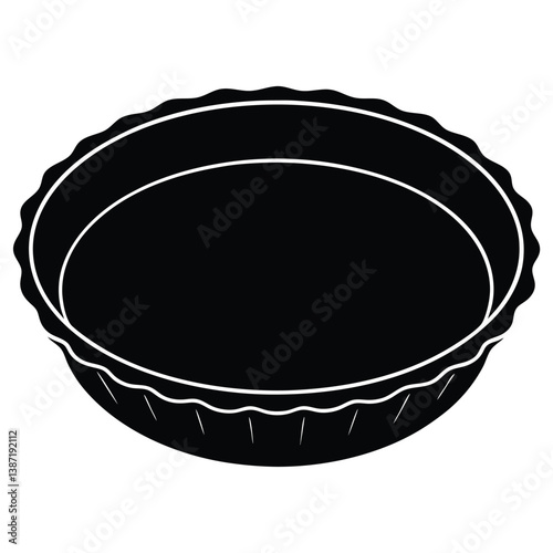 Pai Pan Silhouette Vector Illustration – Traditional, Elegant, Minimal Black Design