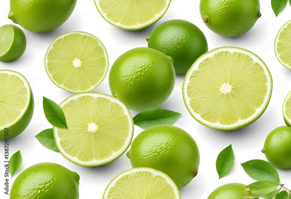 lime citrus fruit isolated on white background lime citrus fruit isolated on white background