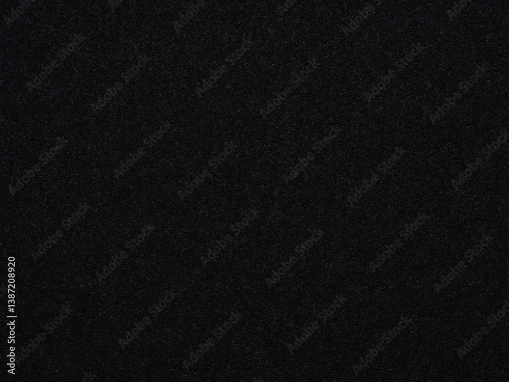 An abyssal black felt texture shrouded in enigma, embodying the silent depth of the night's elegant veil