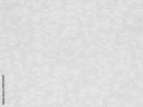 Obraz na płótnie Layered white paper texture with a dynamic overlapping wave design w salonie
