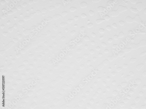 Obraz na płótnie Crisp white texture with raised droplet pattern, embodying cleanliness and simplicity w salonie