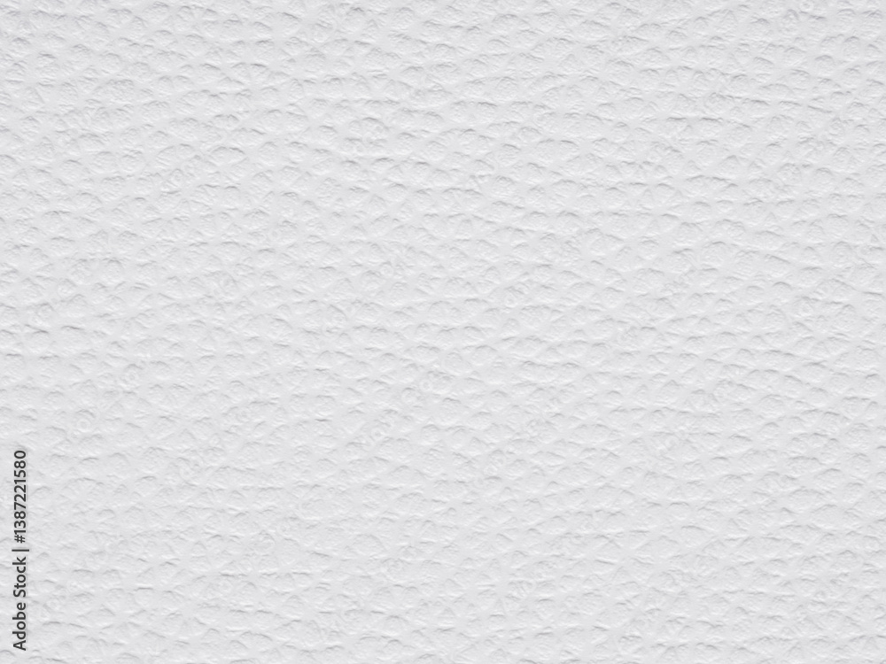 A canvas of pure white, the embossed texture speaks in hushed tones of simplicity and elegance