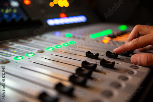 Mesas de mezclas de luz y sonido