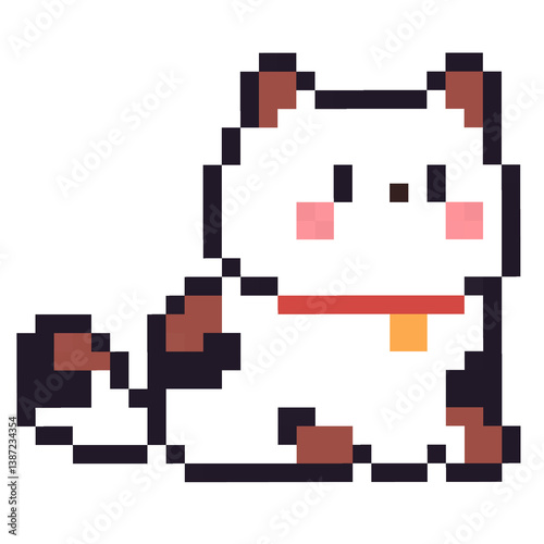 Pixel Art style illustration of animals 