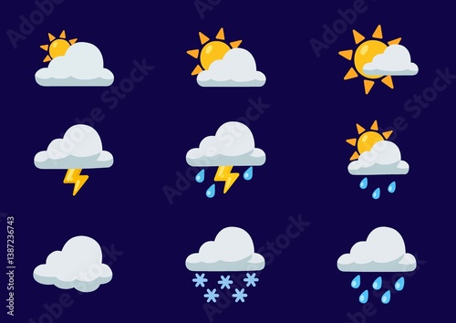 weather forecast icons