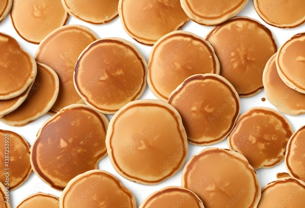 Fototapeta premium pancakes isolated on a white background
