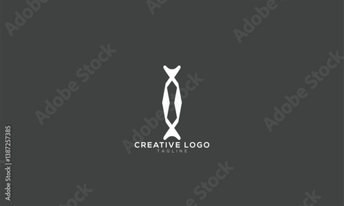 XOX VOX Abstract initial monogram letter alphabet logo design