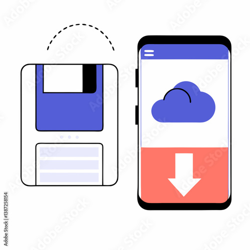 Old vs New Technology Comparison	Side-by-side comparison of outdated vs. modern tech, great for innovation topics.