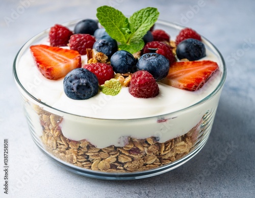 Fresh Fruit and Yogurt Parfait